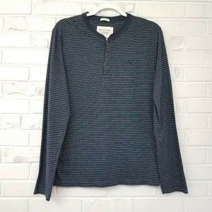 Abercrombie & Fitch Muscle Blue Knit Long Sleeve S